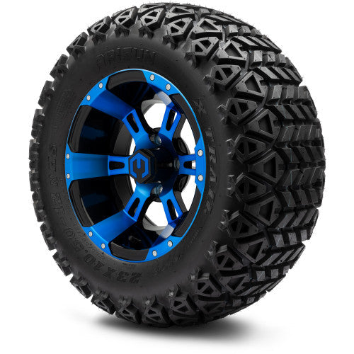 MODZ 12' Ambush Blue & Black - Tire and Wheel Combo