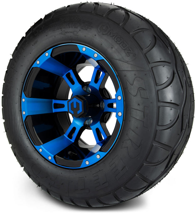 MODZ 12' Ambush Blue & Black - Tire and Wheel Combo