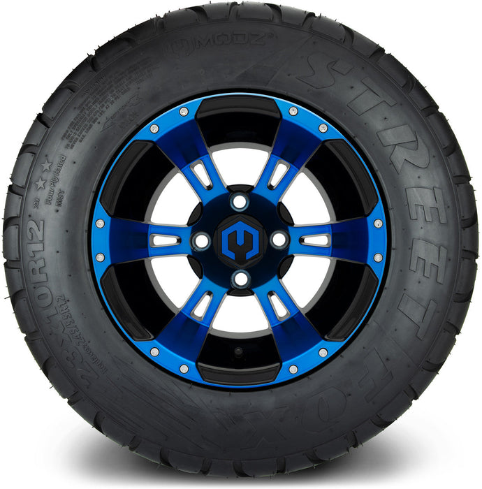 MODZ 12' Ambush Blue & Black - Tire and Wheel Combo