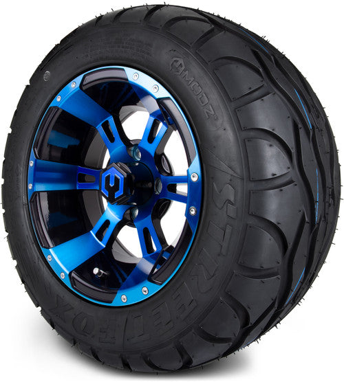 MODZ 12' Ambush Blue & Black - Tire and Wheel Combo