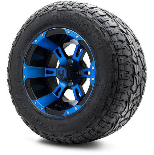 MODZ 12' Ambush Blue & Black - Tire and Wheel Combo