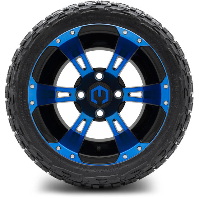 MODZ 12' Ambush Blue & Black - Tire and Wheel Combo