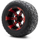 MODZ 12' Ambush Red & Black - Tire and Wheel Combo