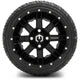 MODZ 12" Assault Glossy Black with Ball Mill Wheels & Street Tires Combo