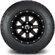 MODZ 12" Assault Glossy Black with Ball Mill Wheels & Street Tires Combo