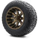 MODZ 12" Assault Matte Bronze Wheels & Off-Road Tires Combo