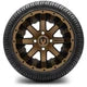 MODZ 12" Assault Matte Bronze Wheels & Street Tires Combo