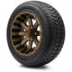 MODZ 12" Assault Matte Bronze Wheels & Street Tires Combo