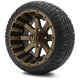 MODZ 12" Assault Matte Bronze Wheels & Street Tires Combo
