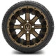 MODZ 12" Assault Matte Bronze Wheels & Street Tires Combo