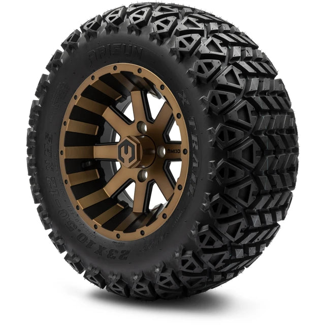 MODZ 12" Assault Matte Bronze Wheels & Off-Road Tires Combo