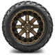 MODZ 12" Assault Matte Bronze Wheels & Off-Road Tires Combo