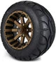 MODZ 12" Assault Matte Bronze Wheels & Street Tires Combo