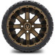 MODZ 12" Assault Matte Bronze Wheels & Off-Road Tires Combo