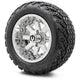 MODZ 12" Assault Chrome Wheels & Off-Road Tires Combo