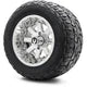 MODZ 12" Assault Chrome Wheels & Off-Road Tires Combo