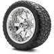 MODZ 12" Assault Chrome Wheels & Off-Road Tires Combo