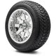 MODZ 12" Assault Chrome Wheels & Street Tires Combo