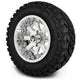 MODZ 12" Assault Chrome Wheels & Off-Road Tires Combo