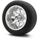 MODZ 12" Assault Chrome Wheels & Street Tires Combo