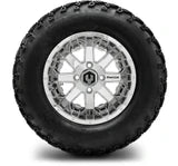 MODZ 12" Assault Chrome Wheels & Off-Road Tires Combo