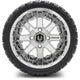 MODZ 12" Assault Chrome Wheels & Off-Road Tires Combo