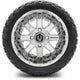 MODZ 12" Assault Chrome Wheels & Off-Road Tires Combo