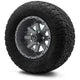 MODZ 12" Assault Matte Gunmetal Wheels & Off-Road Tires Combo