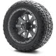 MODZ 12" Assault Matte Gunmetal Wheels & Off-Road Tires Combo