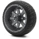 MODZ 12" Assault Matte Gunmetal Wheels & Street Tires Combo