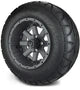 MODZ 12" Assault Matte Gunmetal Wheels & Street Tires Combo