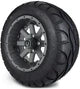 MODZ 12" Assault Matte Gunmetal Wheels & Street Tires Combo