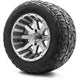 MODZ 12" Assault Machined Gunmetal Wheels & Off-Road Tires Combo