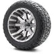 MODZ 12" Assault Machined Gunmetal Wheels & Off-Road Tires Combo