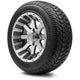 MODZ 12" Assault Machined Gunmetal Wheels & Street Tires Combo