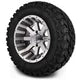 MODZ 12" Assault Machined Gunmetal Wheels & Off-Road Tires Combo