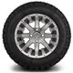 MODZ 12" Assault Machined Gunmetal Wheels & Off-Road Tires Combo