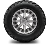 MODZ 12" Assault Machined Gunmetal Wheels & Off-Road Tires Combo