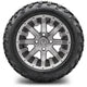 MODZ 12" Assault Machined Gunmetal Wheels & Off-Road Tires Combo