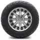 MODZ 12" Assault Machined Gunmetal Wheels & Off-Road Tires Combo