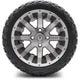 MODZ 12" Assault Machined Gunmetal Wheels & Off-Road Tires Combo