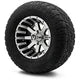 MODZ 12" Assault Machined Black Wheels & Off-Road Tires Combo