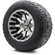 MODZ 12" Assault Machined Black Wheels & Off-Road Tires Combo