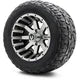 MODZ 12" Assault Machined Black Wheels & Off-Road Tires Combo