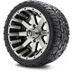 MODZ 12" Assault Machined Black Wheels & Off-Road Tires Combo