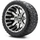 MODZ 12" Assault Machined Black Wheels & Off-Road Tires Combo