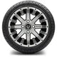 MODZ 12" Assault Machined Black Wheels & Street Tires Combo