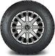 MODZ 12" Assault Machined Black Wheels & Street Tires Combo