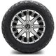 MODZ 12" Assault Machined Black Wheels & Off-Road Tires Combo
