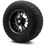 MODZ® 12" Vampire Glossy Black Wheels & Off-Road Tires Combo